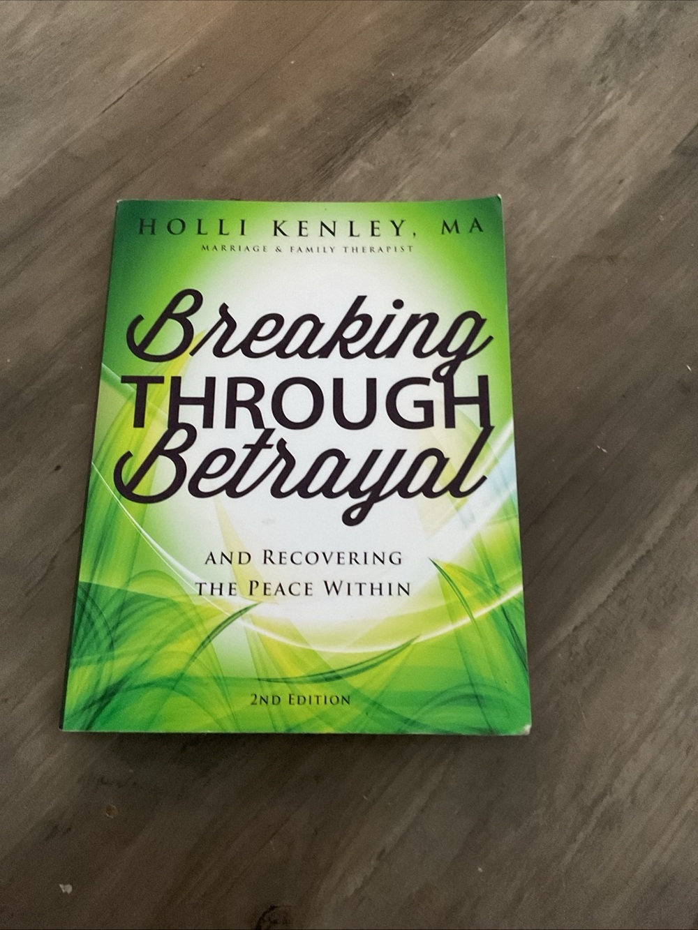 Source Unknown - Bright Green & White 'Breaking Through Betrayal' Paperback